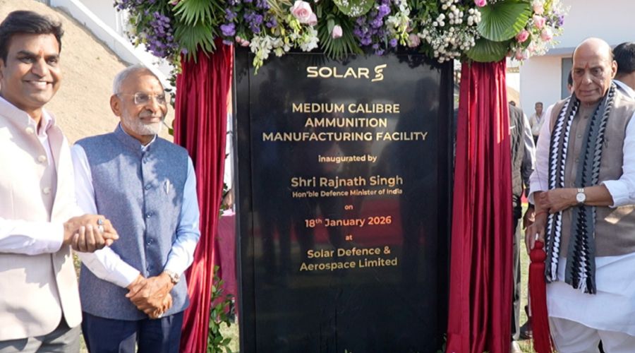 Hon'ble Raksha Mantri visits Solar Defence and Aerospace Limited